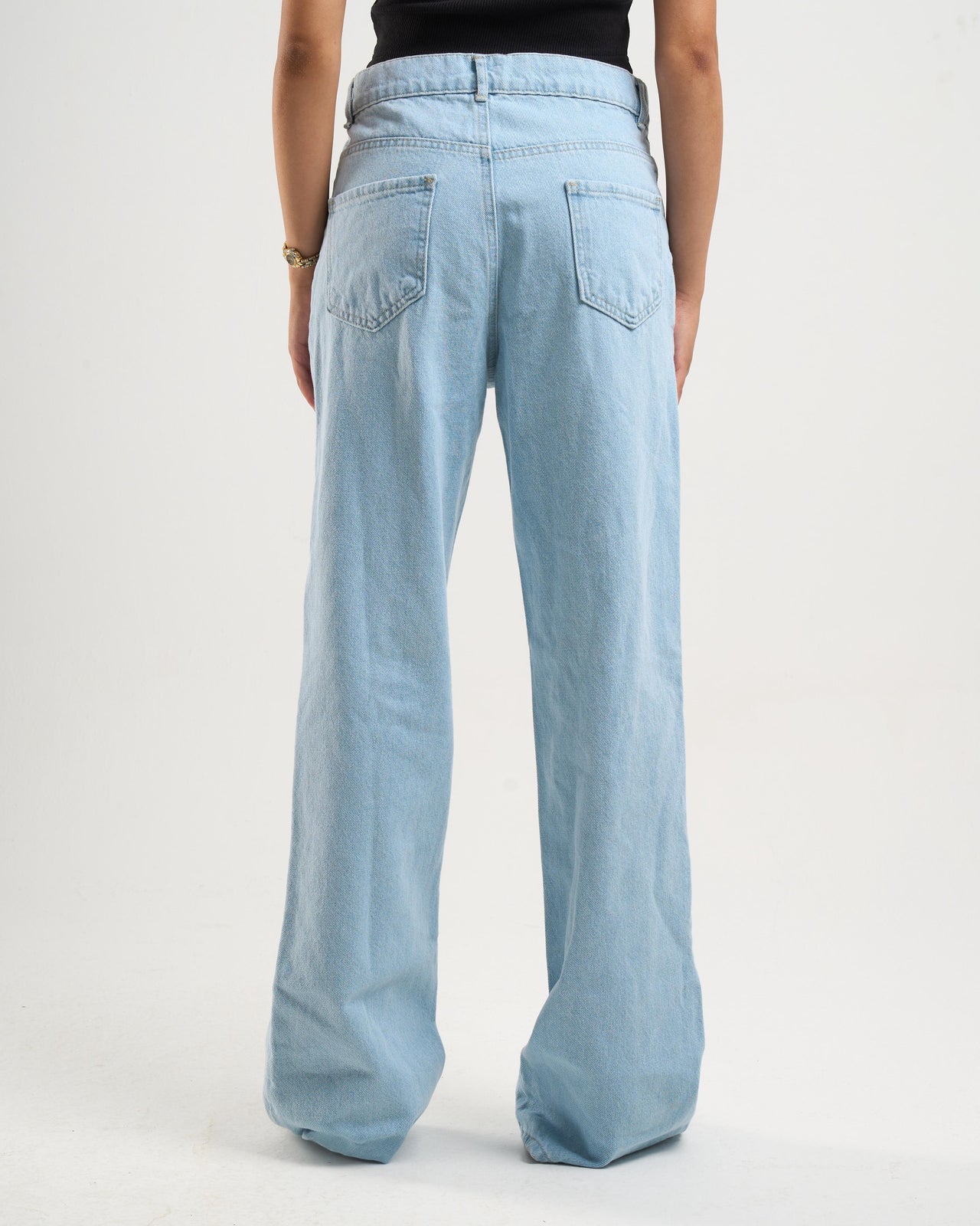 Light Blue Flared Denim