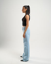 Light Blue Flared Denim
