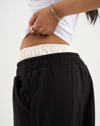 Double-Band Waist Sweatpants