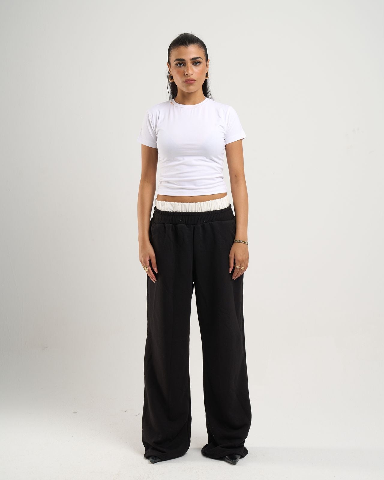 Double-Band Waist Sweatpants